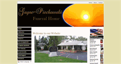 Desktop Screenshot of gagnefuneralhome.com